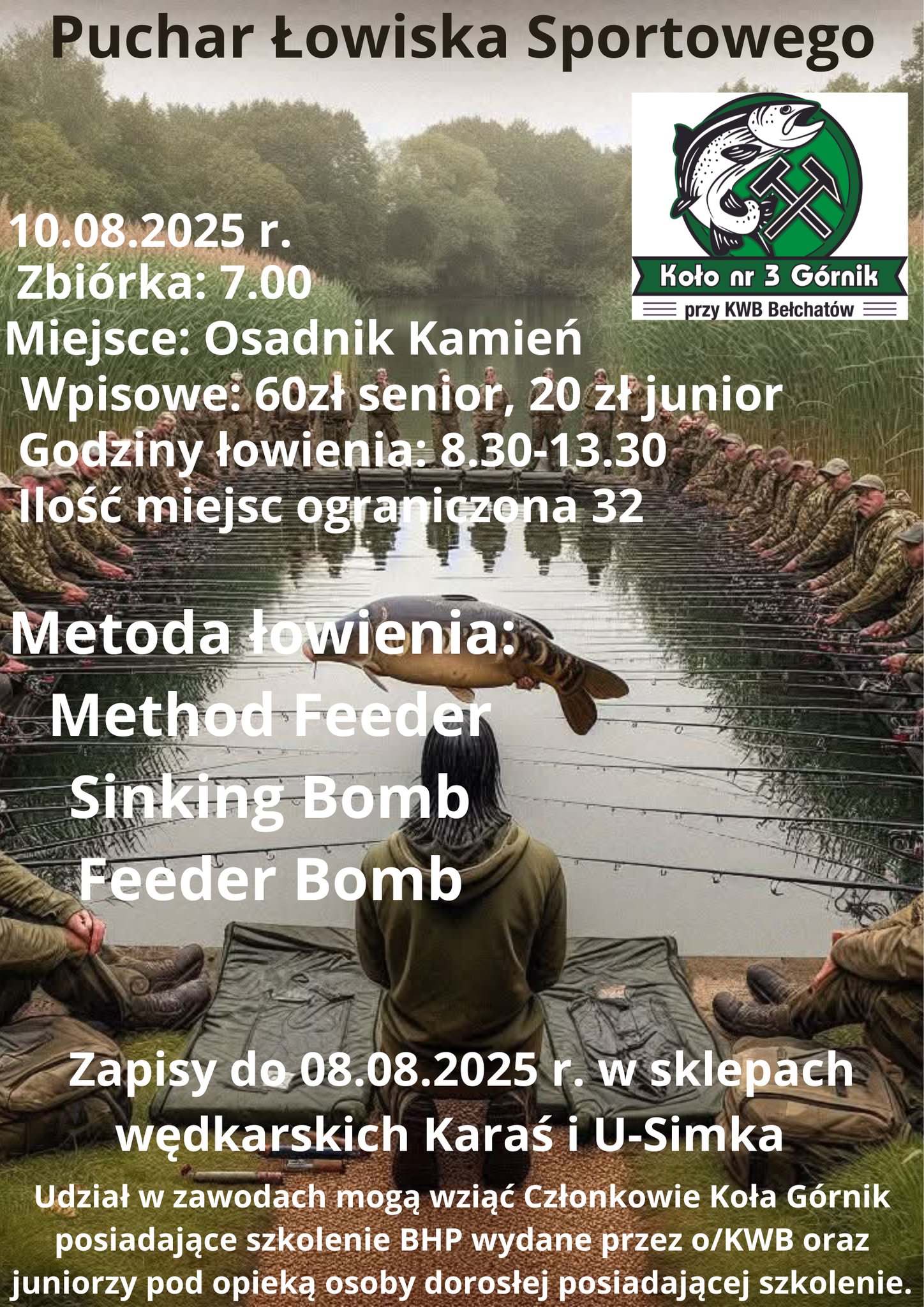 Zaproszenie na Puchar Łowiska Sportowego w Method Feeder