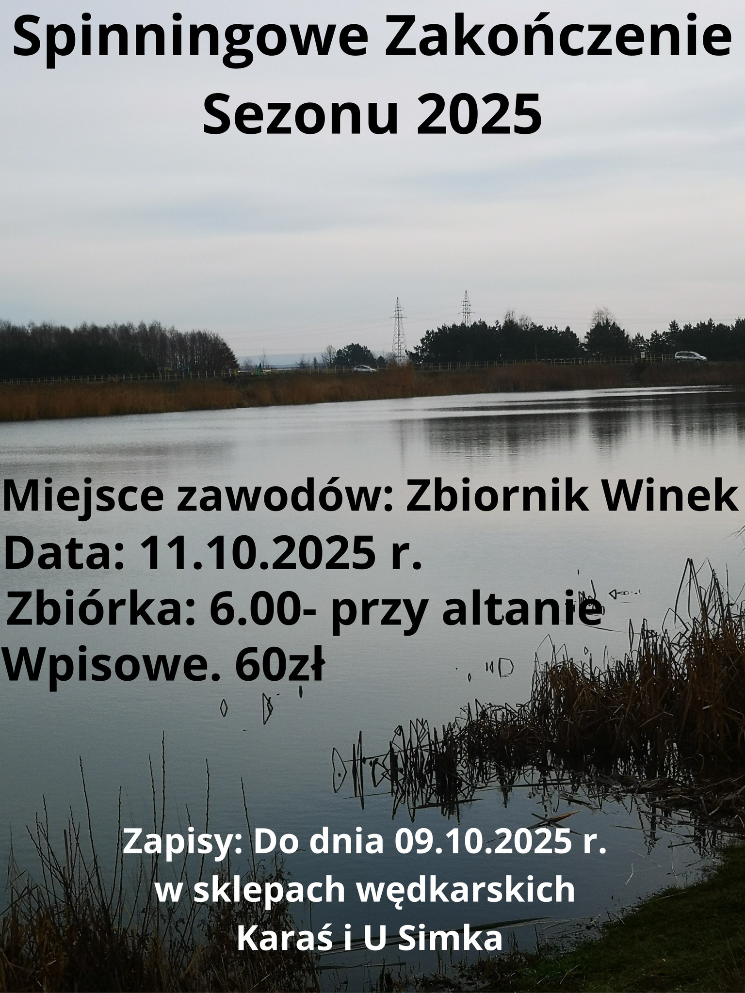 Zaproszenie na spinningowe zakończenie sezonu